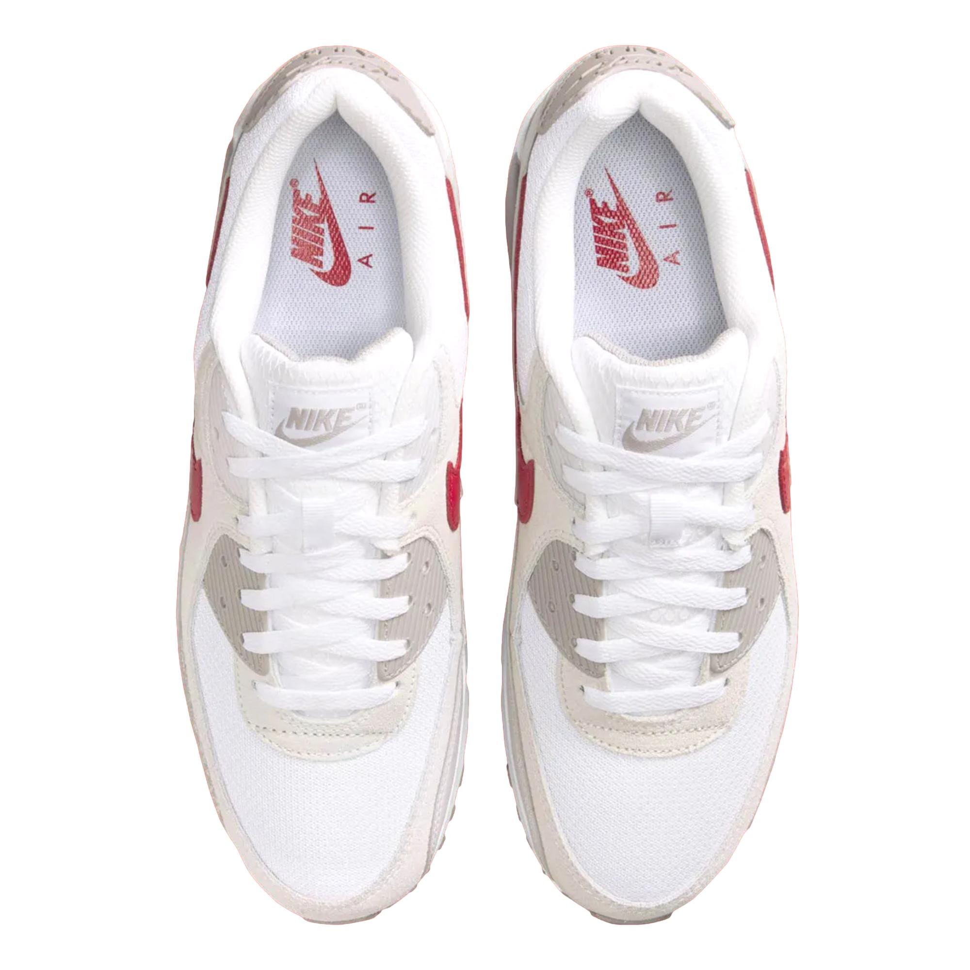 Men's Nike Air Max 90 White/University Red DM0029-113