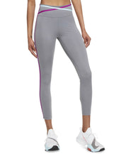 Dri-Fit One Mid-Rise 7/8 Taped Leggings In Smoke Gray