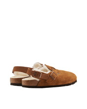 Tokio Shearling Mink Slides