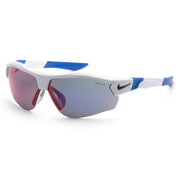 Nike Men's 72 mm White Sunglasses