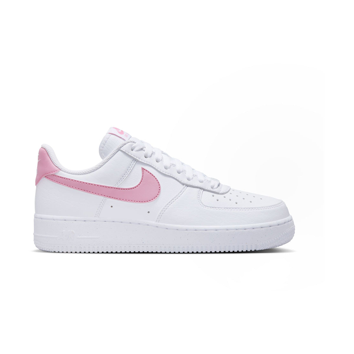 WOMENS NIKE AIR FORCE 1 07 NEXT NATURE-WHITE/ELEMENTAL PINK-DC9486-111