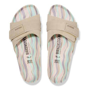 Unisex Oita Nubuck Suede Leather Sandals In Sandcastle