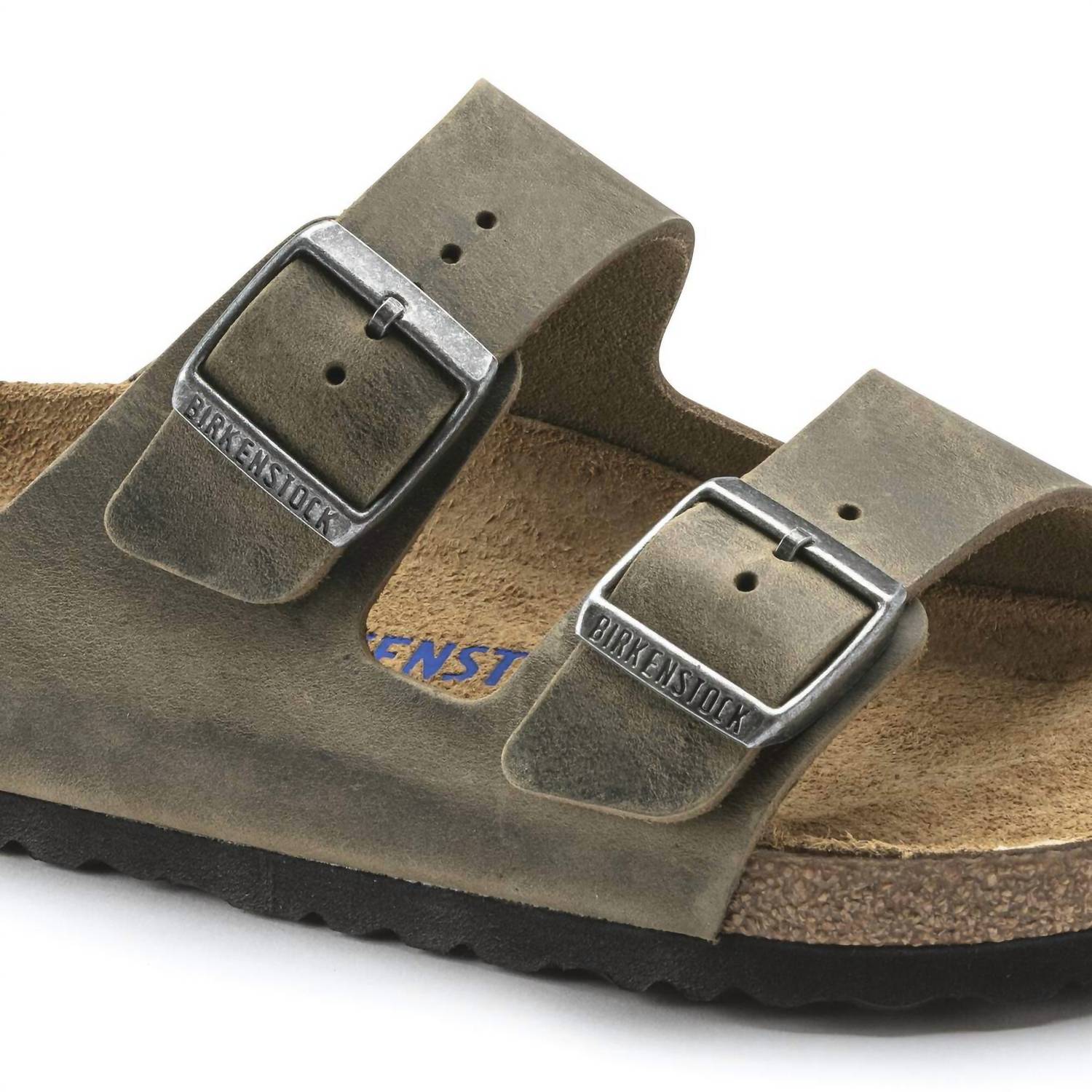 Unisex Arizona Soft Footbed Sandals In Faded Khaki