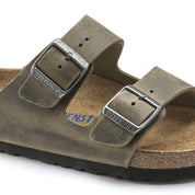 Unisex Arizona Soft Footbed Sandals In Faded Khaki