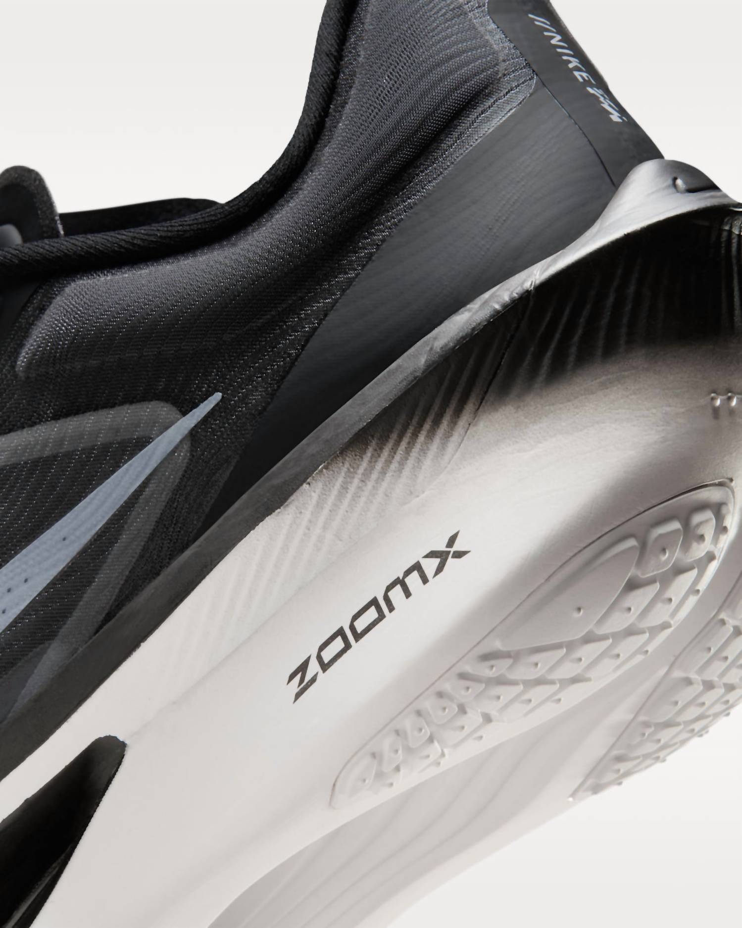 Men's Zoom Fly 6 Road Racing Shoes In Black/light Smoke