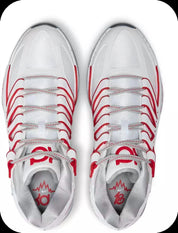 Men's Kd 18 Shoes In White/university Red