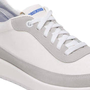 Unisex Honnef City Leather Textile Sneakers In Antique White