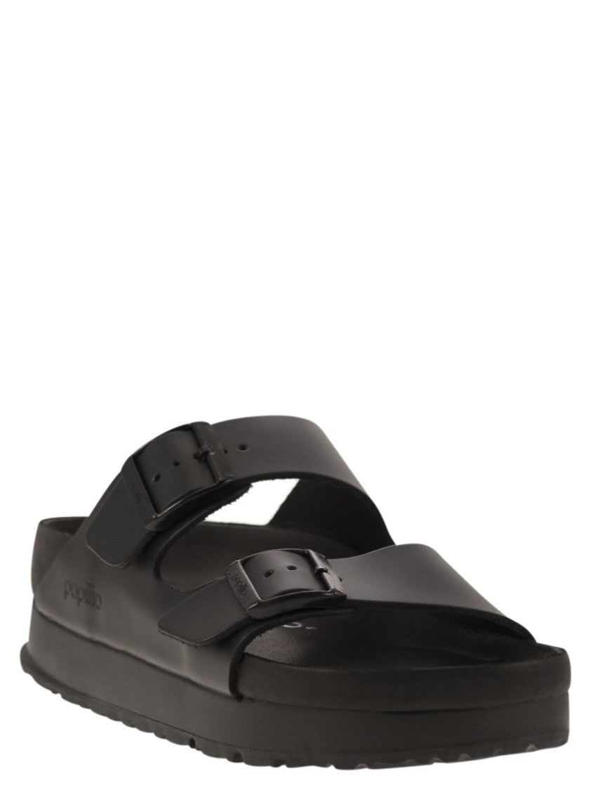 Arizona Platform - Slipper With Leather Buckles