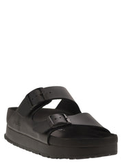 Arizona Platform - Slipper With Leather Buckles