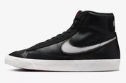 Men's Nike Blazer Mid '77 Vintage FD6924-001 Sneakers Black Leather Lace Up TF757 (Black,11.5)