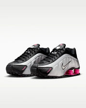 Nike Shox R4 AR3565-012 Sneakers Women's Black Silver Lifestyle Shoes MEW1007