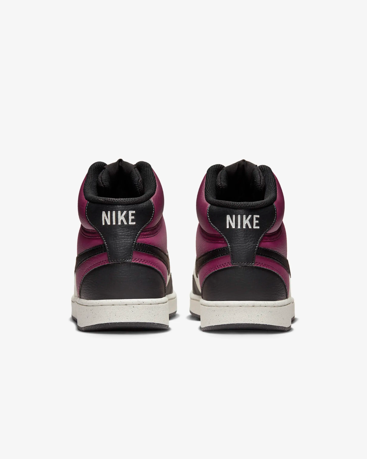 Men's Nike Court Vision Mid Next Nature DN3577-600 Basketball Shoes Dark Beetroot