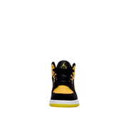 Grade-School Nike Air Jordan 1 Mid SE Black / Varsity Maize - White HJ5940-071