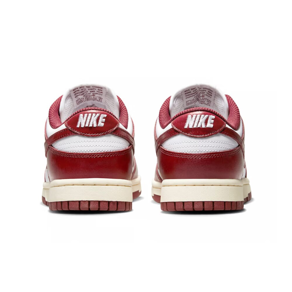 Nike Dunk Low PRM White/Steam Red-Coconut Milk  FJ4555-100 Women's