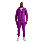 Men's Nike Tech Fleece Windrunner Full-Zip Hoodie Purple/Black HV0949-505
