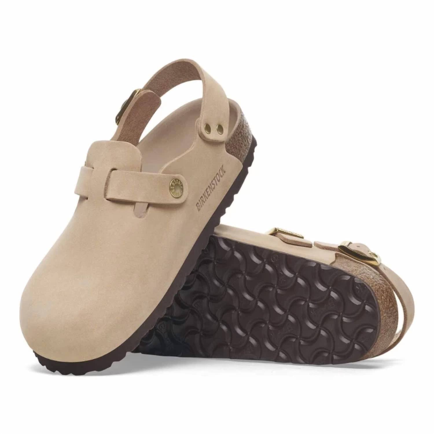 Women's Tokio Nubuck Leather Clog In Sandcastle
