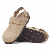 Women's Tokio Nubuck Leather Clog In Sandcastle