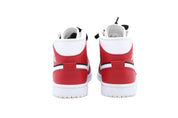 Nike Jordan 1 Mid in Gym Red Black Leather