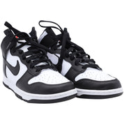 Nike Dunk High in Black White Leather