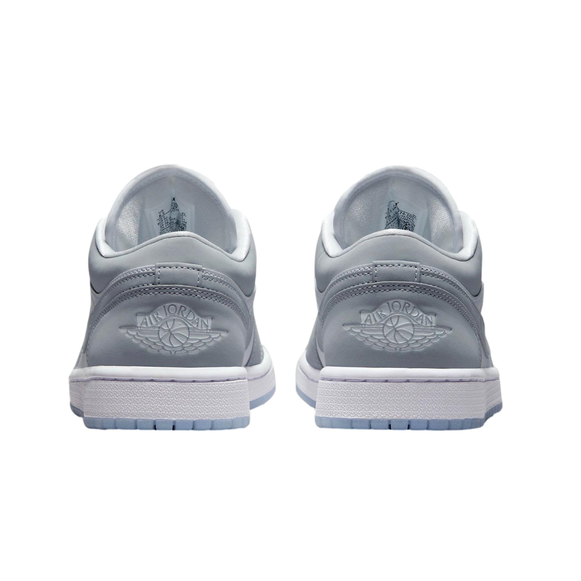 Women's Nike Air Jordan 1 Low White/Wolf Grey-Aluminum DC0774-105
