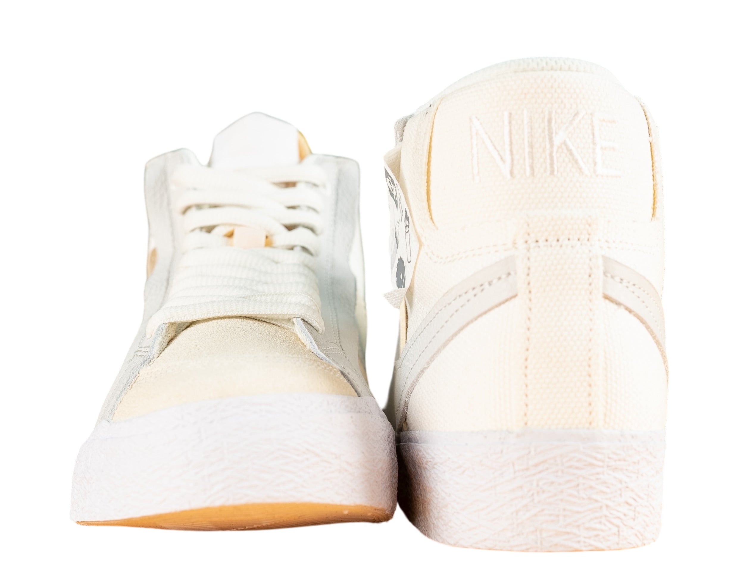 Men's Nike SB Zoom Blazer Mid PRM Plus Skateboard Shoes DZ7587-110 Summit White