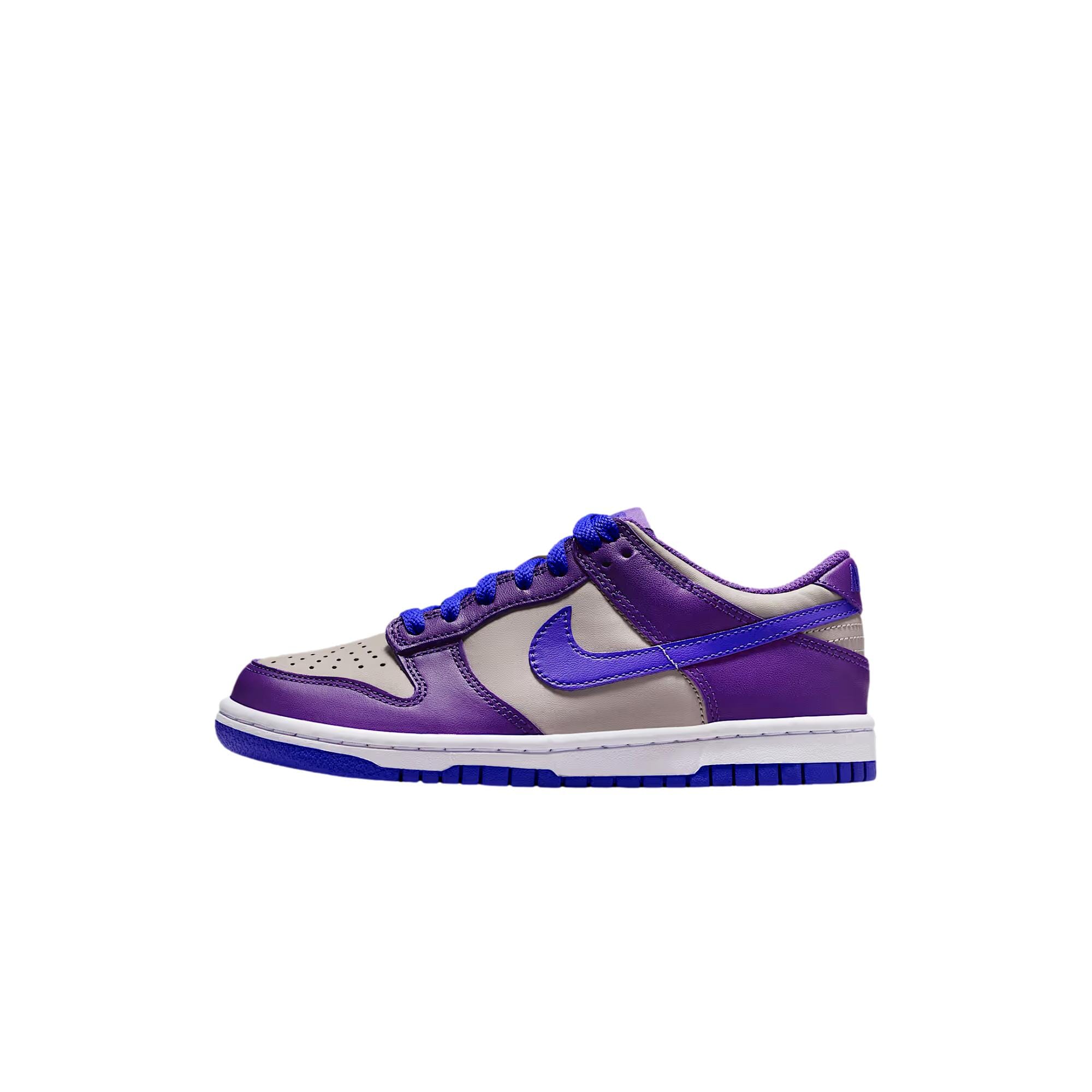 Grade-School Nike Dunk Low College Grey / Persian Violet FB9109-007