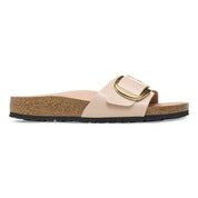 Women's Madrid Big Buckle Sandals - Narrow In High-Shine New Beige