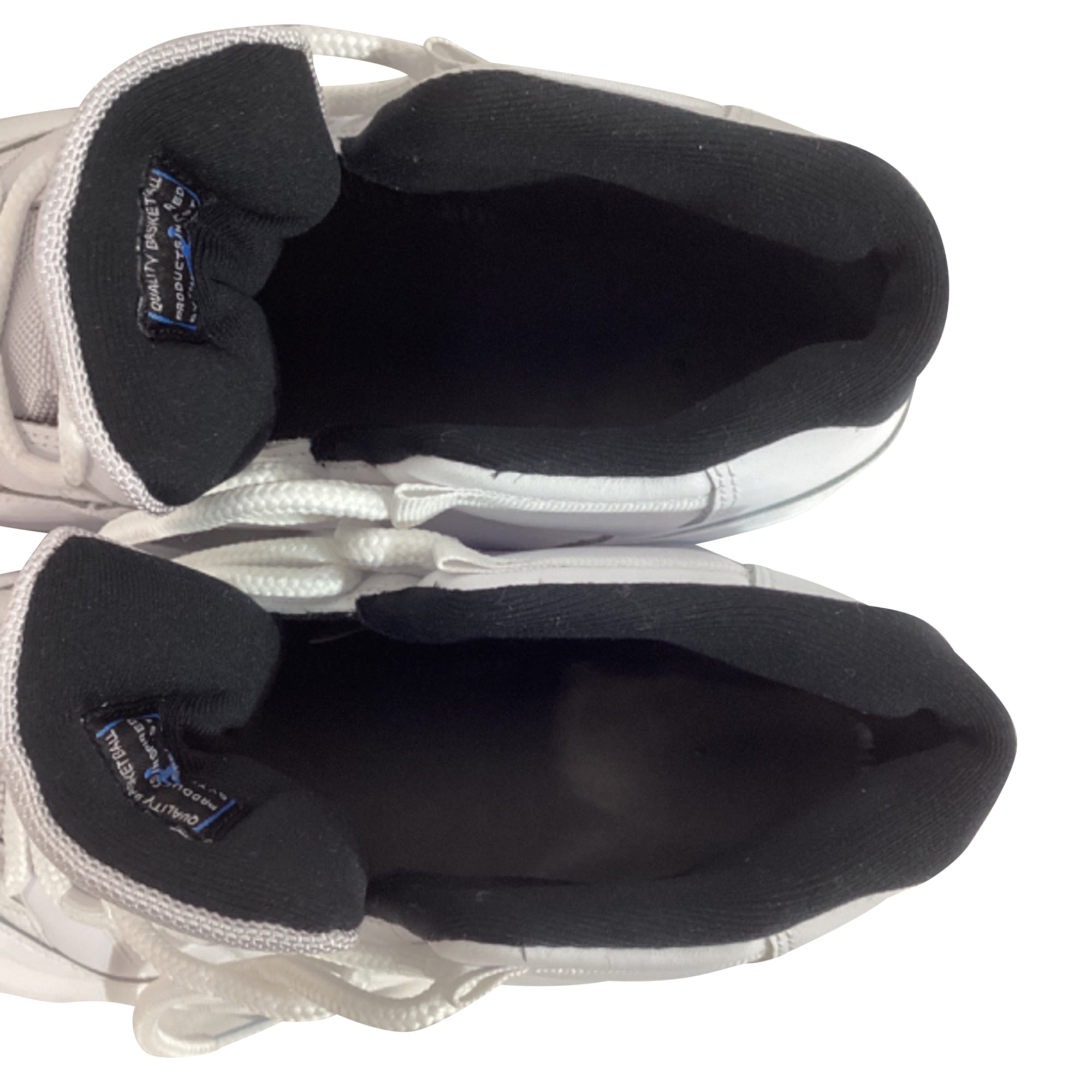 Nike Air Jordan 11 High-Top Sneakers in White Leather