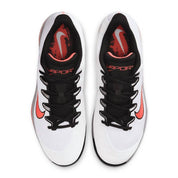 Men's Zoom Vapor 12 Hard Court Premium Tennis Shoes In White/hot Lava/wolf Grey