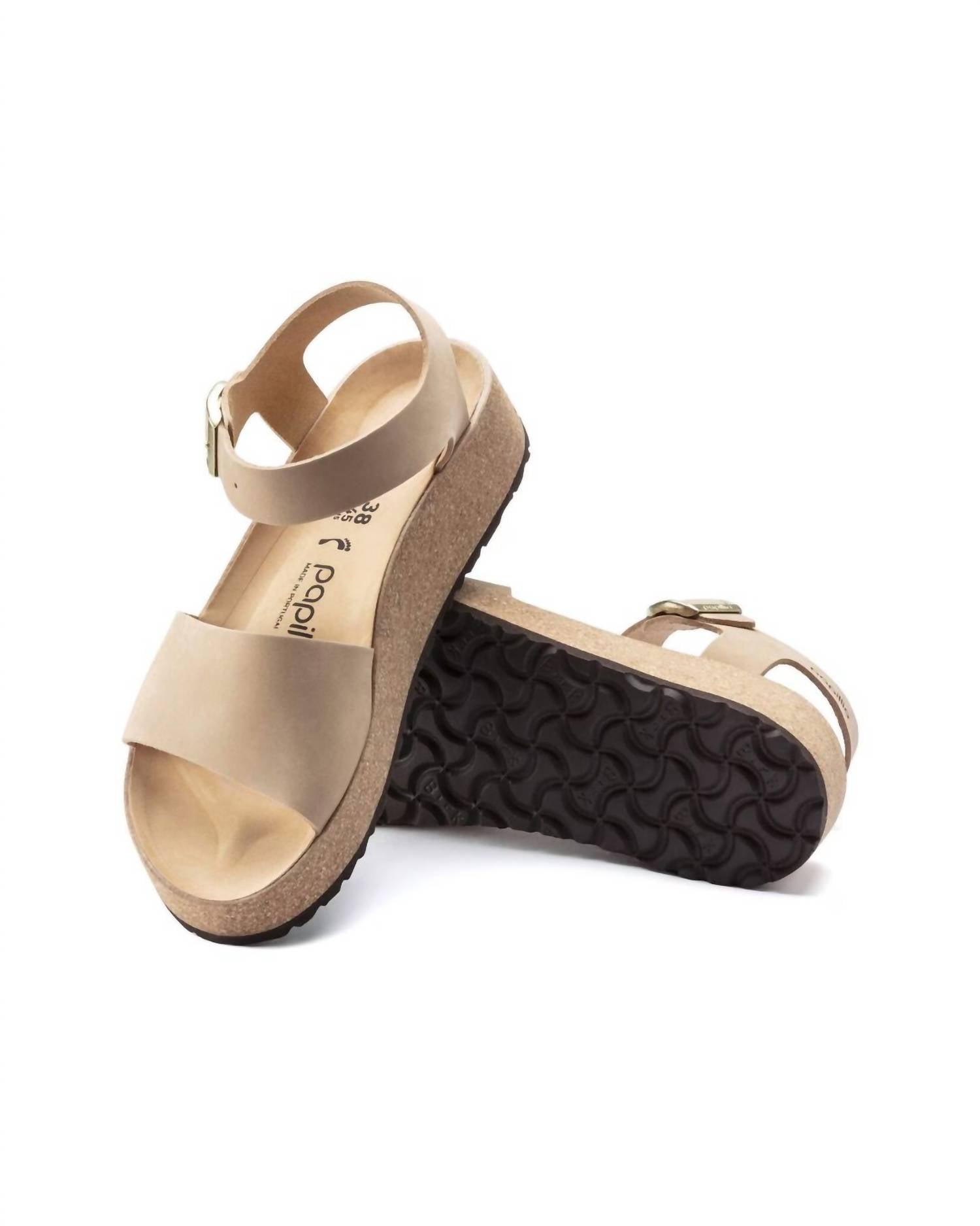 Women's Glenda Nubuck Leather Sandal In Sandcastle