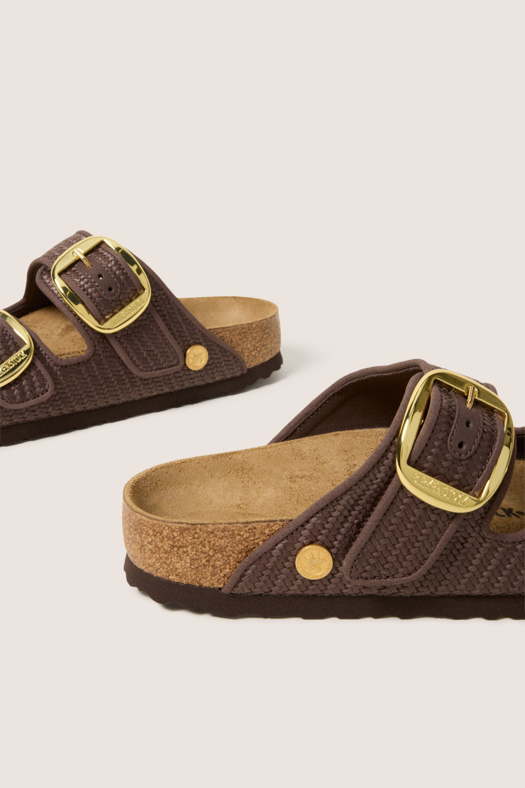 Women's Arizona Big Buckle Raffia Sandals