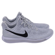 Nike Lunarepic Flyknit 2 Sneakers in Light Grey Polyester