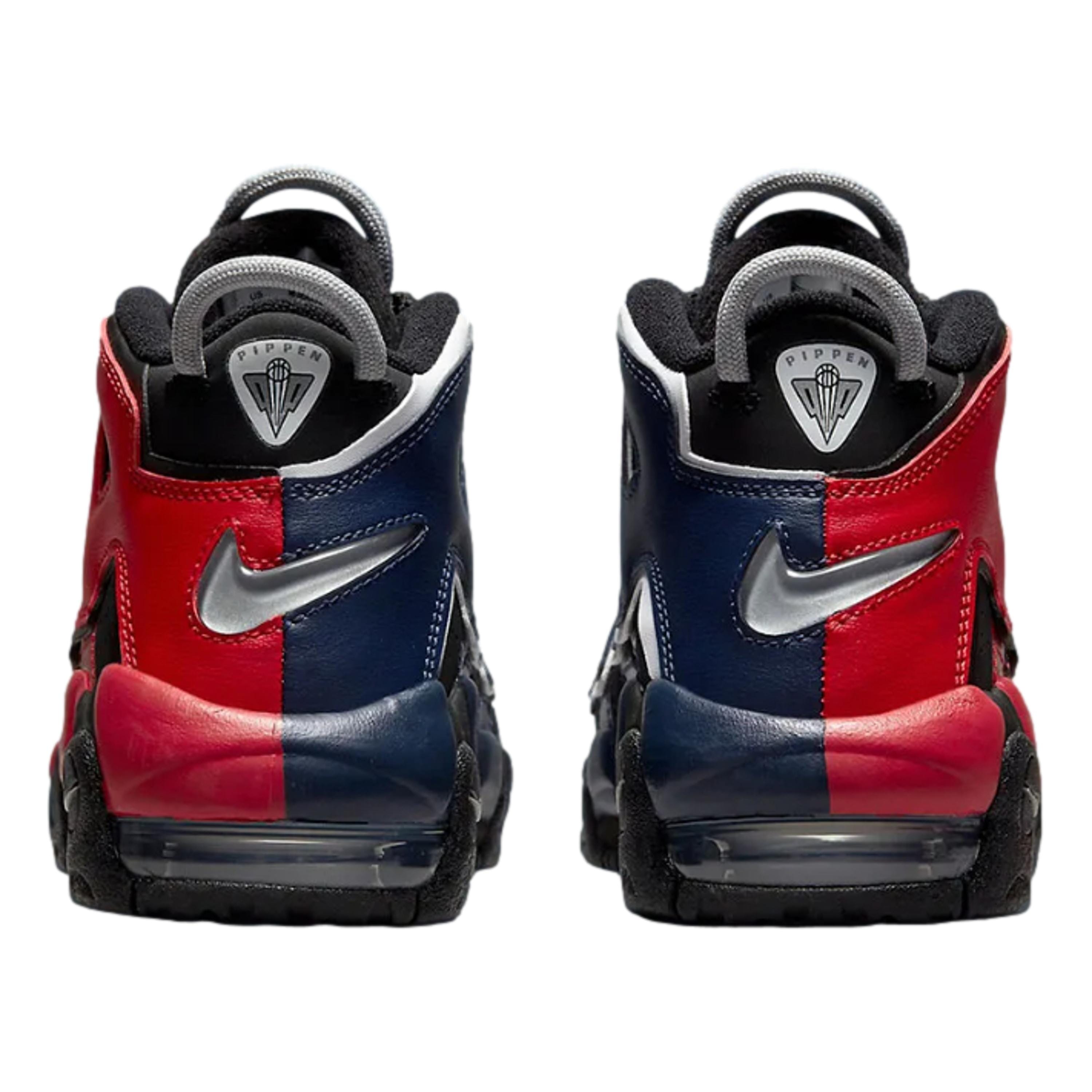 Grade-School Nike Air More Uptempo Black/University Red DM0017-001