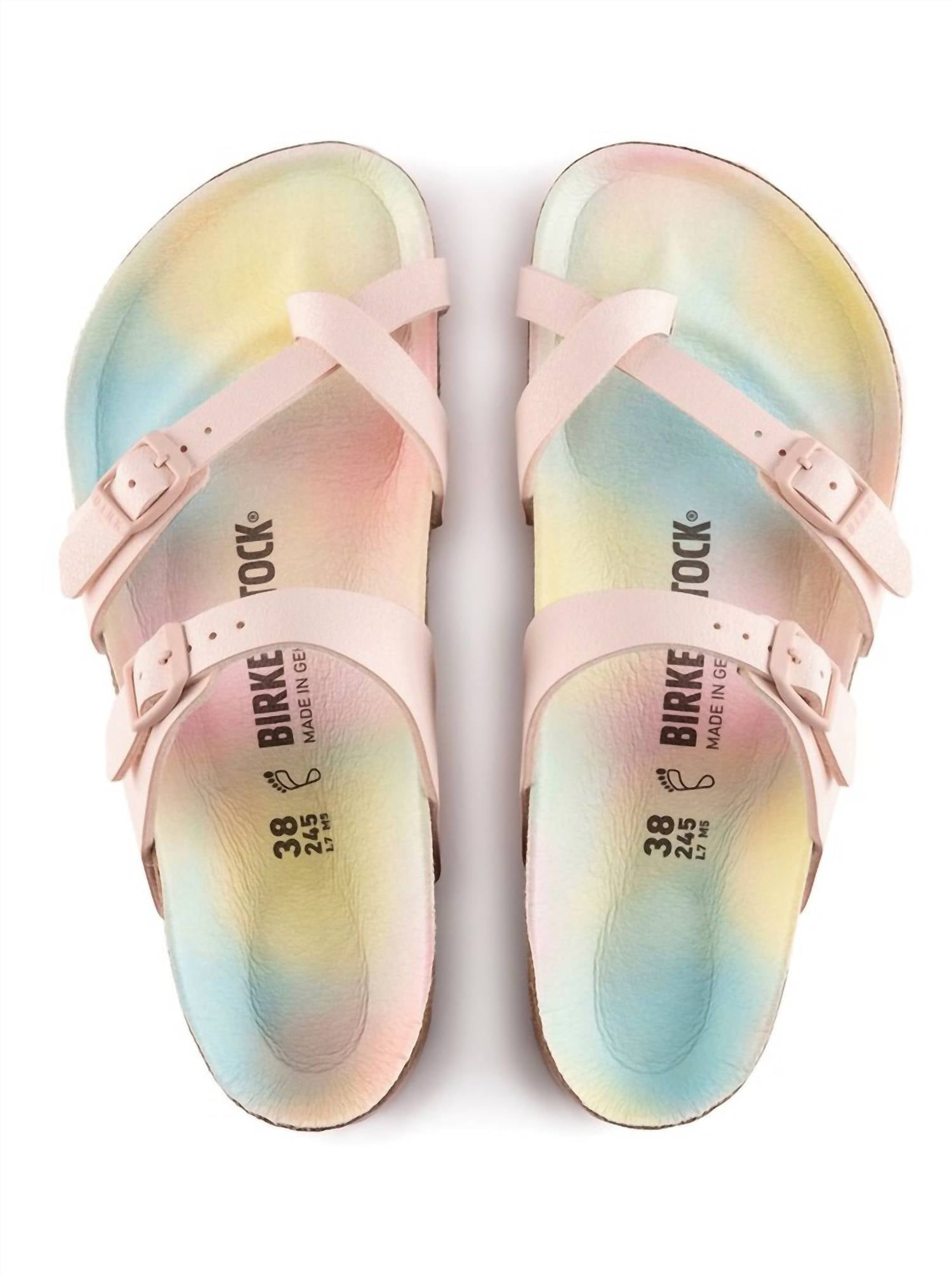 Mayari Vegan Slide in Ombre Light Rose