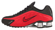 Nike Shox R4 University Red Black Metallic Silver