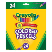 24pc Crayola Coloured Pencils Kids/Children Art/Craft 6y+