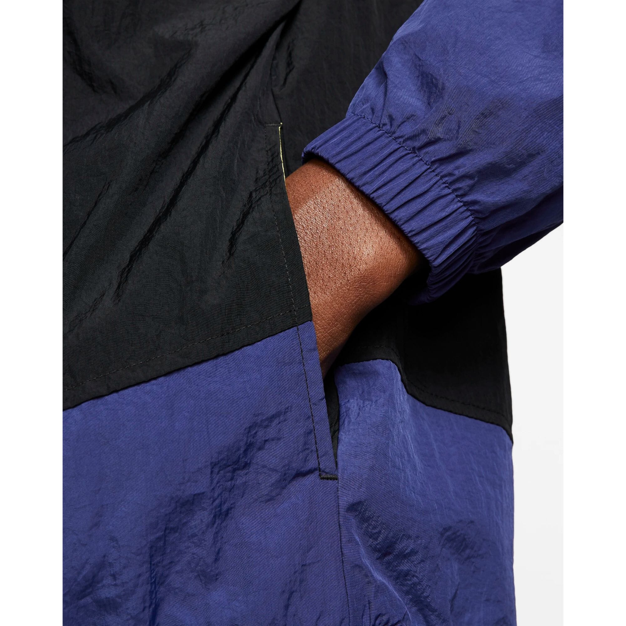 Men's Nike Sportswear Heritage Windrunner Hooded Jacket Deep Royal Blue/Black/Pure Platinum CJ4358-455