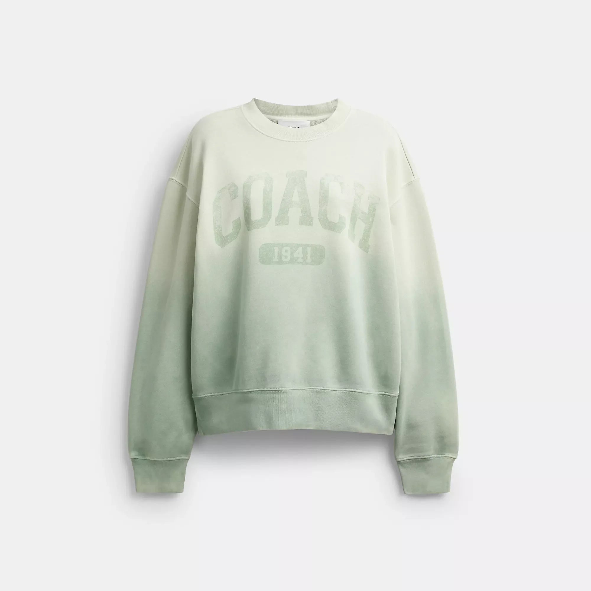 Coach Outlet Ombre Sporty Crewneck Sweatshirt In Organic Cotton