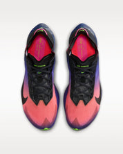 Women's Vaporfly 4 Glam Shoes In Dark Obsidian/purple Dynasty/flash Crimson/black