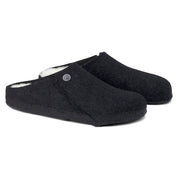 Birkenstock Zermatt 1015084 Clogs Black Shearling Wool Slipper NIN1164