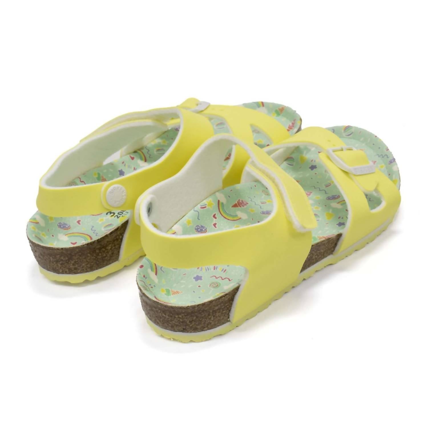 Girl's Colorado Sandals In Candy Pastel Yellow