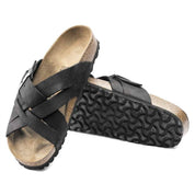 Men's Lugano Sandal In Camberra Old Black