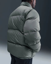 Nike Sportswear Club Puffer Jacket Men's Gray Therma-FIT Down Long Sleeve JAX884