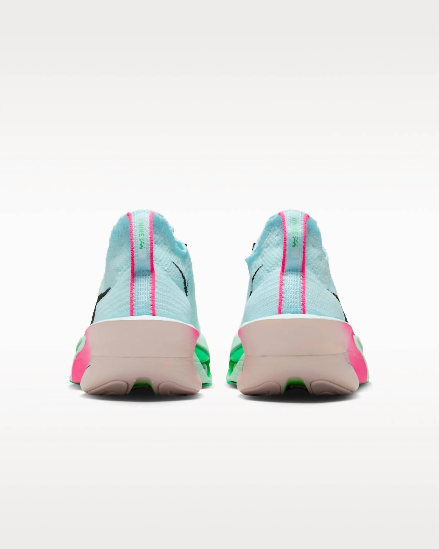 Women's Alphafly 3 Shoes In Glacier Blue/mint Foam/green Shock/black