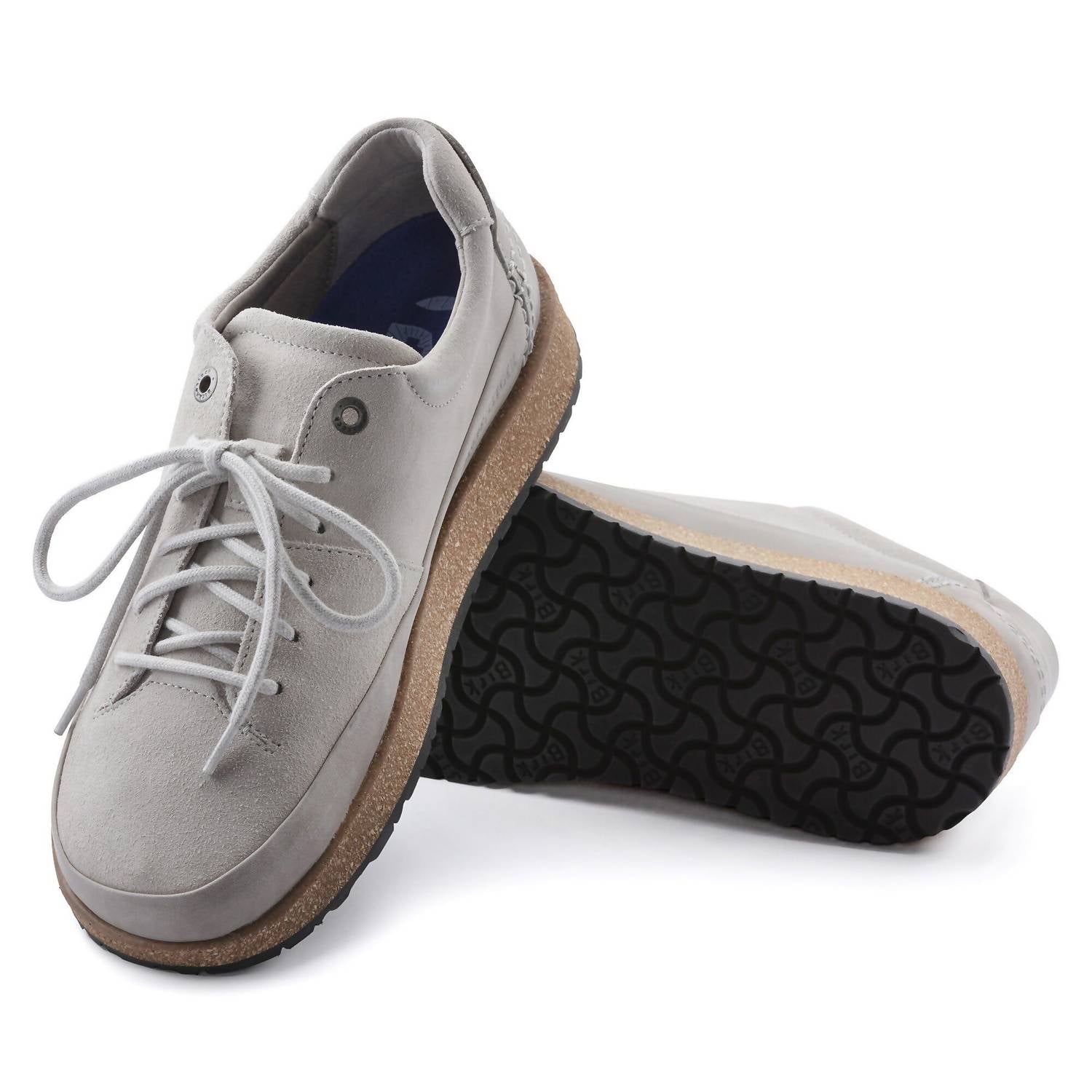 Women's Honnef Low Suede Leather Sneakers In Whale Gray