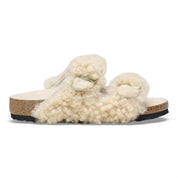 Kids Arizona Shearling Sandals Narrow In Teddy Eggshell