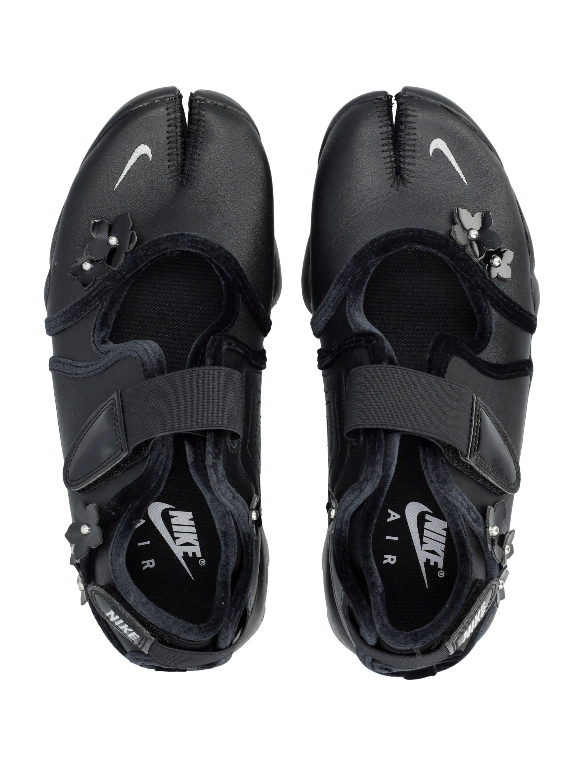Air Rift Floral Applique Leather Sneakers
