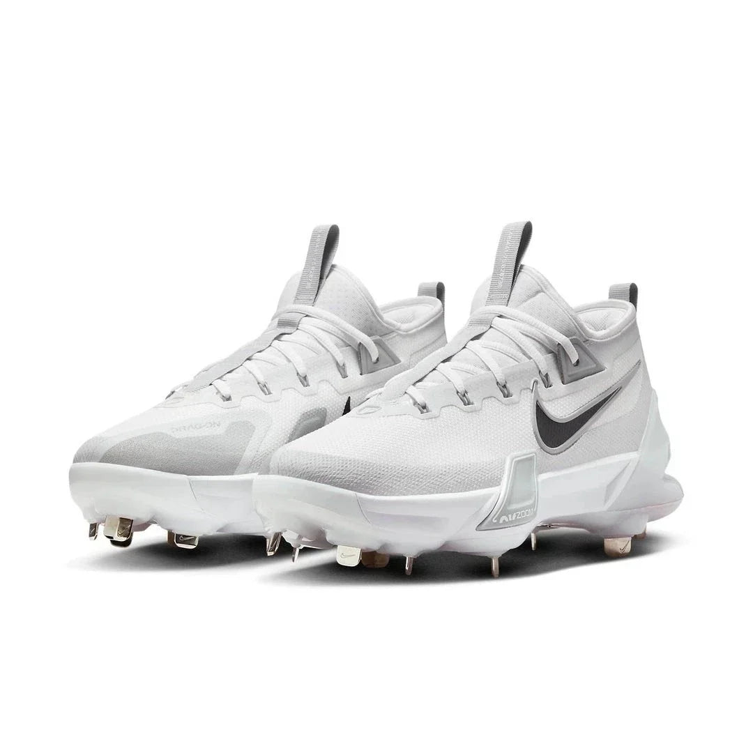 Nike Force Zoom TroutElite FB2906-100 White Baseball Cleats RHS8085
