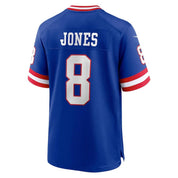 Men's Daniel Jones Royal New York Giants Classic Player Game Jersey In Blue