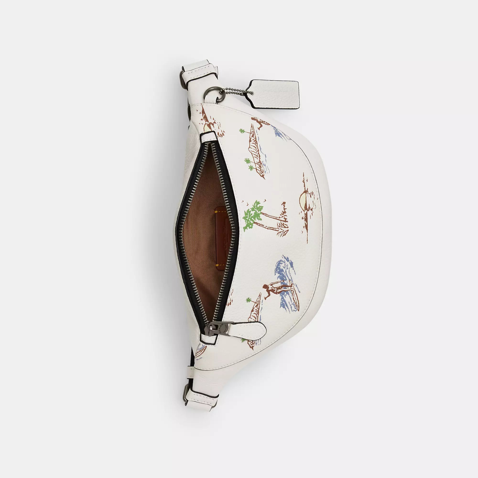 Coach Outlet Warren Mini Belt Bag With Surf Print